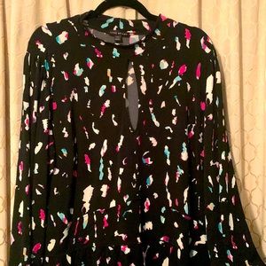 Lane Bryant A-Line Dress with Puff Sleeves